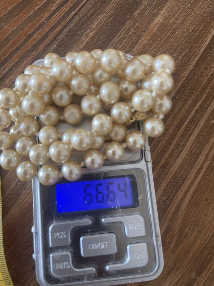 Ketten: Collier vintage 76 cm perles crème fermoir doré  – Gebraucht aus Kloten von Vermicelles 8