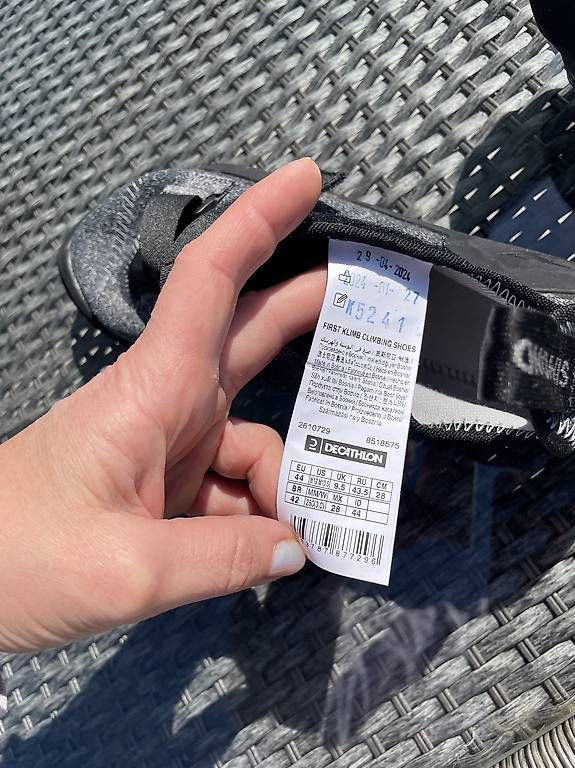 Decathlon Scarpe da uomo: Boulder Schuhe Simond Gr. 44 – Usato da Baar venduto da claudia.alessandra 2