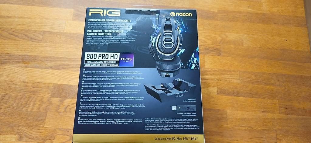 Rig Cuffie: Headset Nacon RIG 800 Pro HD (PS, PC) – Nuovo e nell'imballaggio originale da Frauenfeld venduto da Jumper87 1