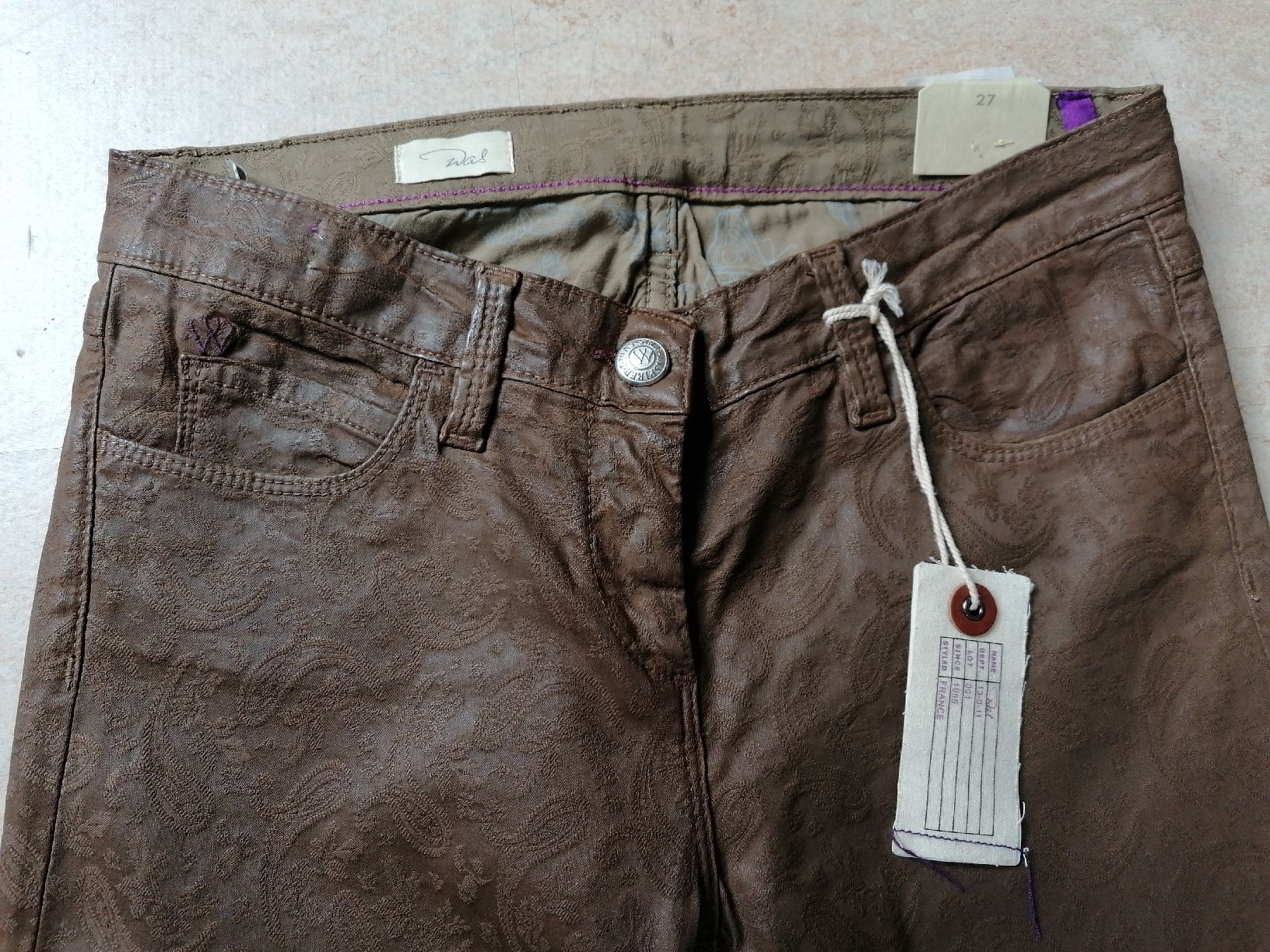 Pantaloni: Was Hose Norma Cropped, Grösse 27, Neu – Nuovo (secondo la descrizione) da Klingnau venduto da vollmond36 1