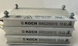 Koch BWD250010 Leistungswiderstand 3x10 Ohm 100W Industrie E