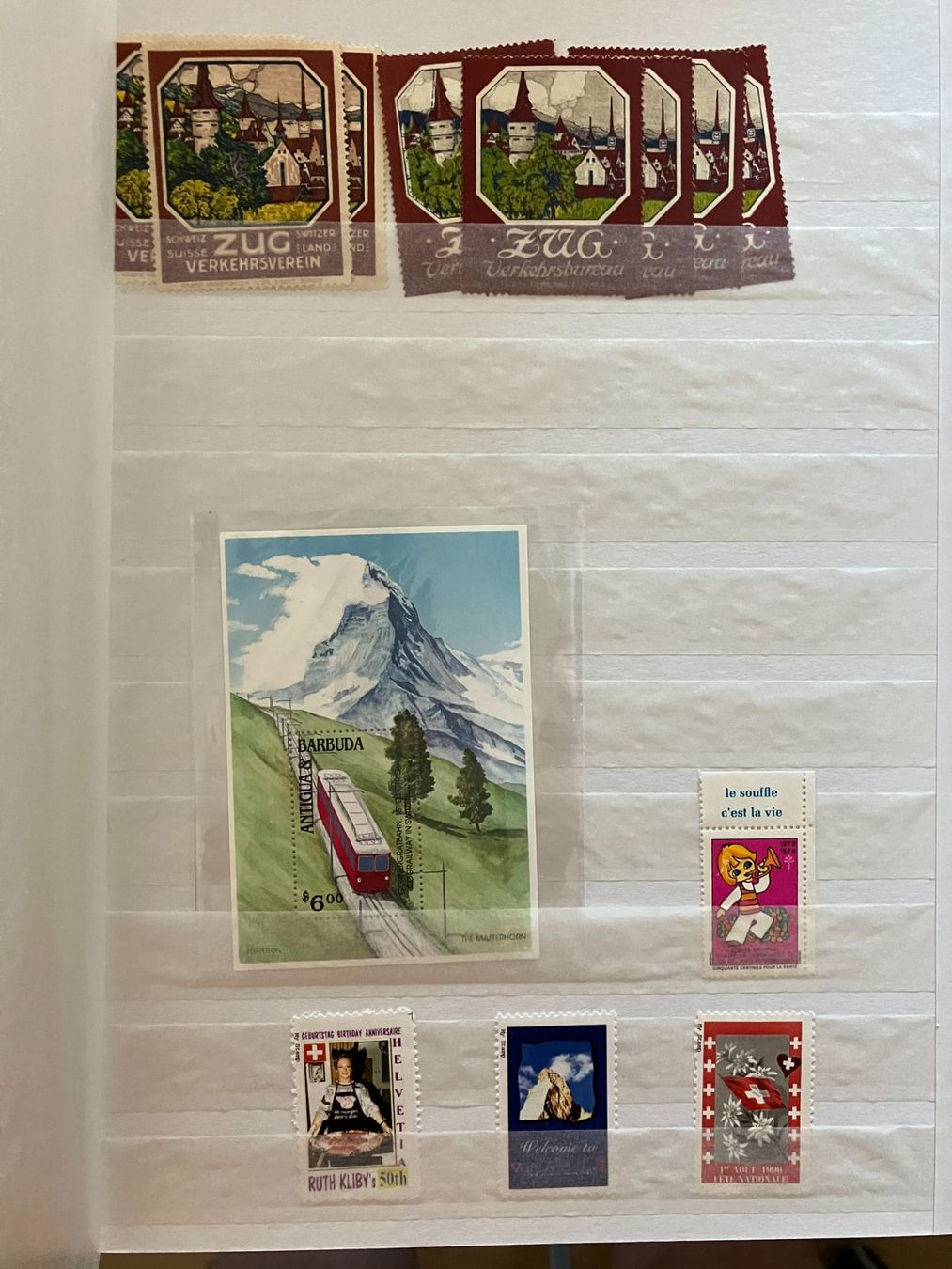 Tous les timbres: Vignetten Briefmarken Poster Stamp – D'occasion à Menzingen par Wlukas