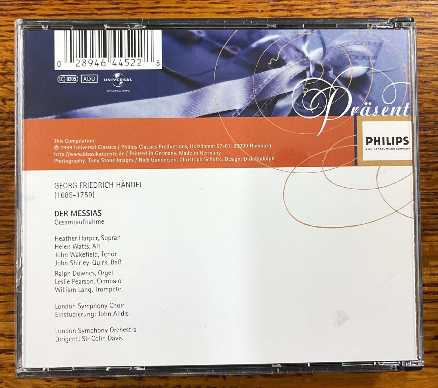 CD: CD Box - G.F. HÄNDEL - DER MESSIAS – Usato da Oftringen venduto da Vucki 2