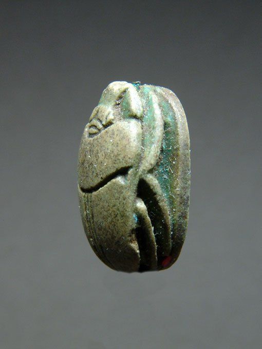 Minerali & Pietre curative: Ägyptischer Skarabäus mit Hieroglyphen – Usato da Stäfa venduto da deebeecee 5