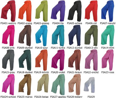 Thai Fisherman Pants – Fischerhose Unisex aus Thailand