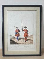 Militär-Lithographie ca. 1850 – Schweizer Regiment