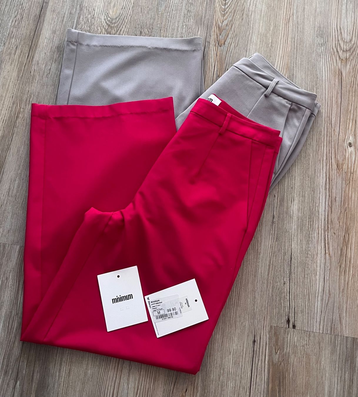 Pantaloni: MINIMUM Stoffhose Lessa 2.0 Gull Hellgrau Loose Fit Gr. M, – Usato da Belp venduto da Solyluna 4