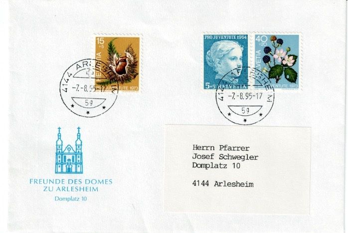 Tutti i francobolli: 2 Belege nach Arlesheim – Usato da Reinach BL venduto da Eremitage 1