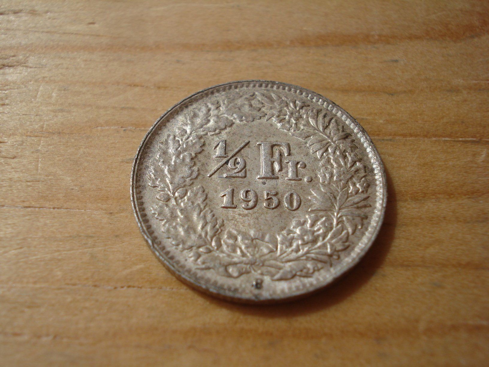 Toutes les monnaies: (D2) 1/2 Franken 1950 VZ – D'occasion à Erlach par Net-Coins