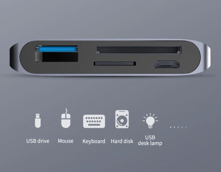 Hub & Switch: USB-C auf USB 3.0 SD/Micro SD/TF OTG – Nuovo e nell'imballaggio originale da Unterägeri venduto da RmOnline 4