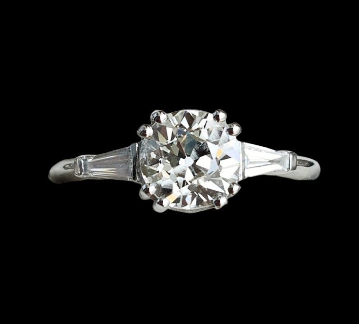 Anelli: Diamant Solitär 1.3ct  Ring Platin 950 Verlobungsring – Usato da Schwyz venduto da chopaya 1