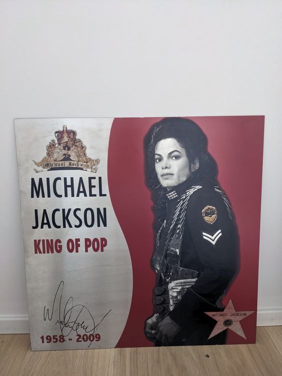 Gemälde: Tableau MJ King of Pop, édition limitée 499 pcs. – Gebraucht aus Collombey von moribana