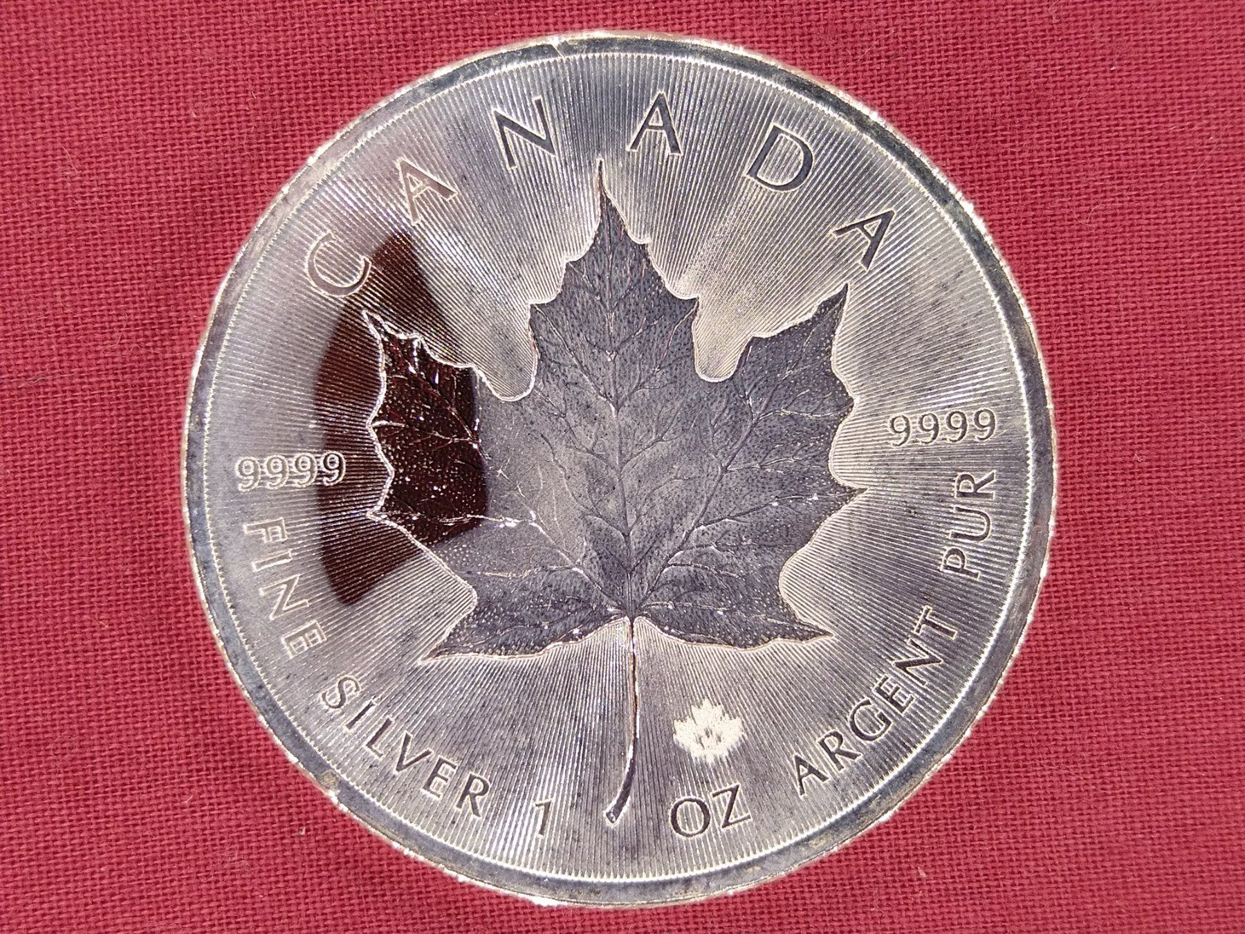 Alle Münzen: Silber Maple Leaf 1 oz - 2015 – Gebraucht aus Dättlikon von Quarz58