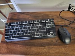 Gaming Tastatur und Maus Set schwarz guter Zustand