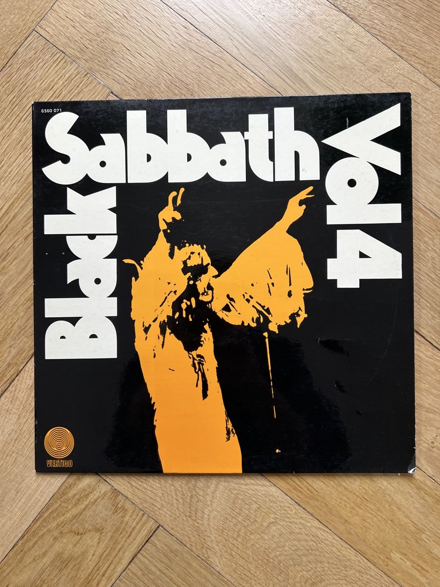 Dischi in vinile: Black Sabbath Vol 4 - vertigo swirl Vinyl – Usato da Genève venduto da SebDub2000
