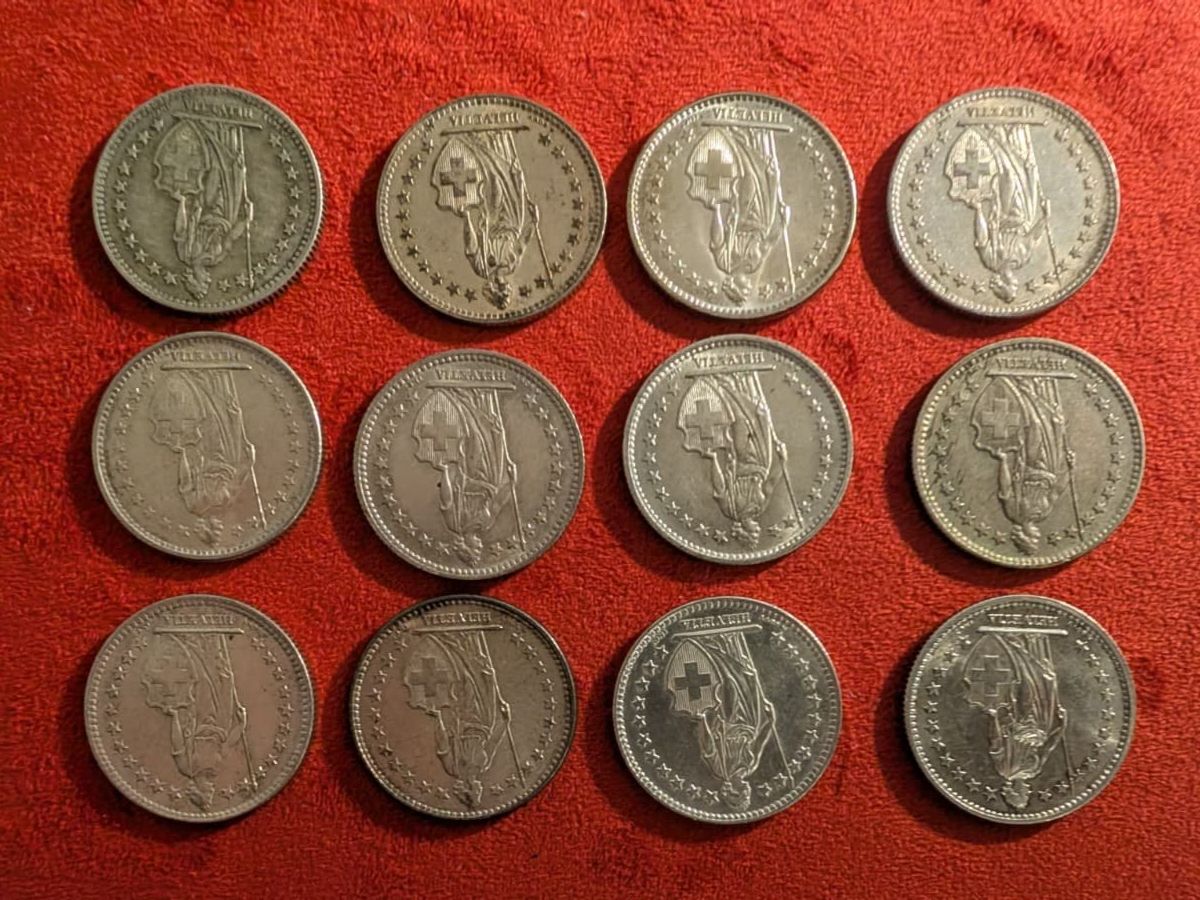 Tutti le monete: 12x 2.- Silber, 100g Reinsilber – Usato da Oberbüren venduto da Kickflip95 1