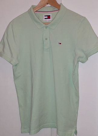TOMMY HILFIGER POLO M TOP ZUSTAND couleur vert clair