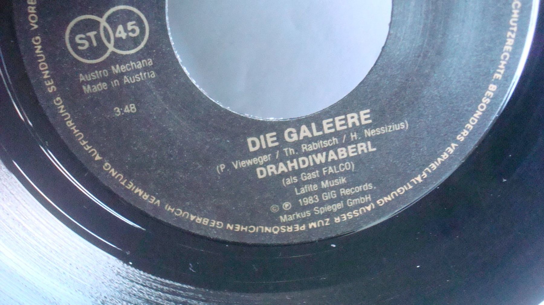 Dischi in vinile: Die Galeere Drahdiwaberl mit Falco 1983 – Usato da Münchenstein venduto da Pesci6 5