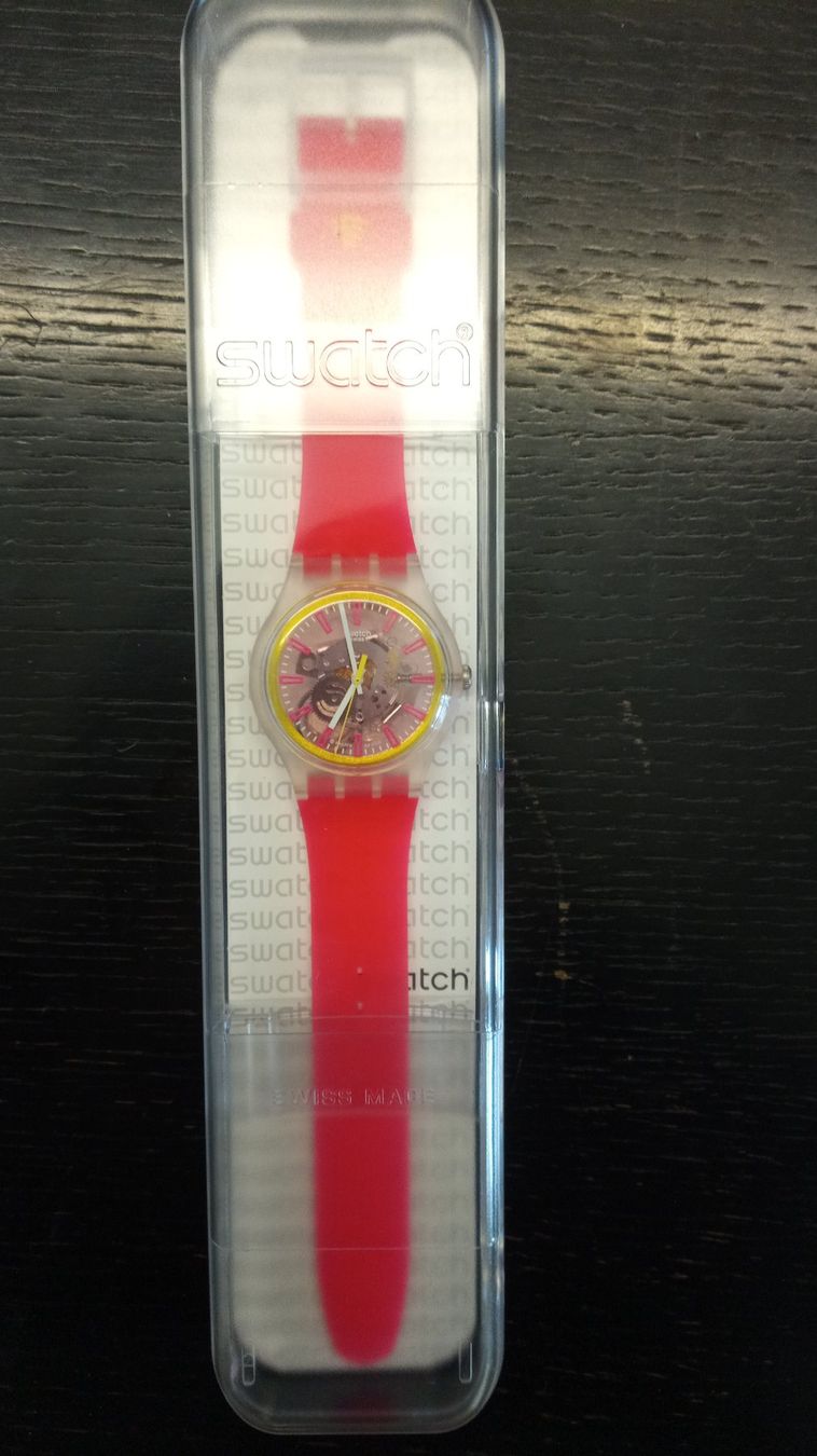 Swatch Orologi: Swatch FRAGOLE Pay – Nuovo e nell'imballaggio originale da Lausen venduto da Urszimmerli 3
