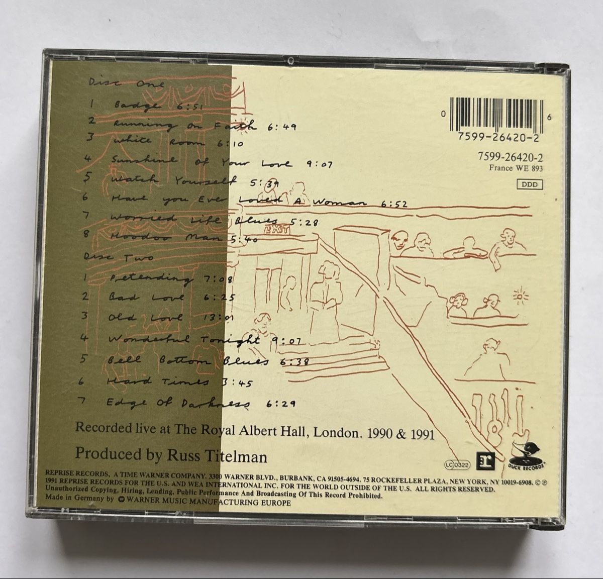 CD: Eric Clapton - 24 Nights - 2 CD NM/VG+ – Usato da Neuchâtel venduto da Deivid2 4
