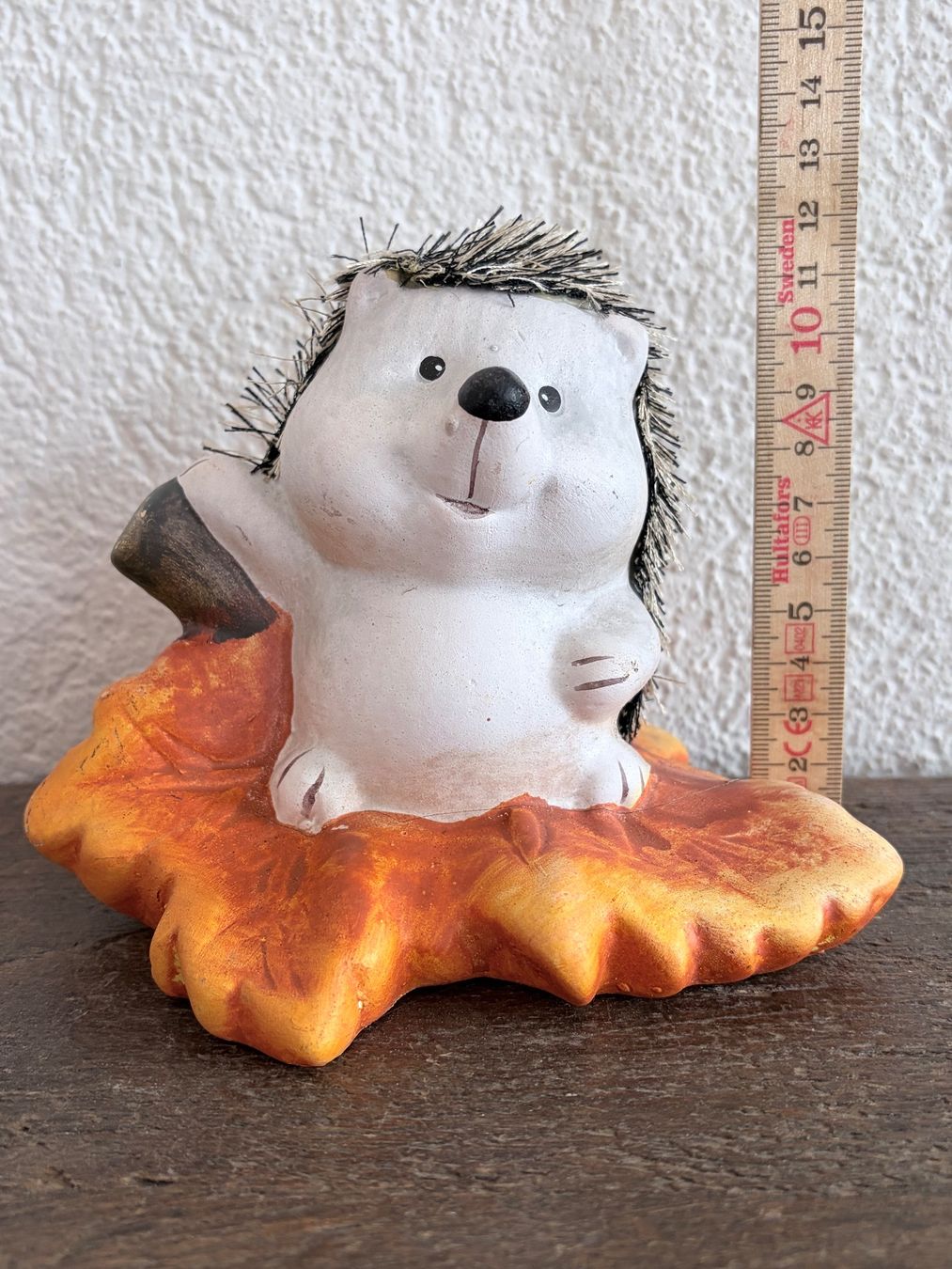 Statuette: Deko Igel auf Herbstblatt Keramik Neu – Nuovo e nell'imballaggio originale da Zäziwil venduto da Emlea 9