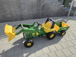 John Deere Traktor min Anhänger