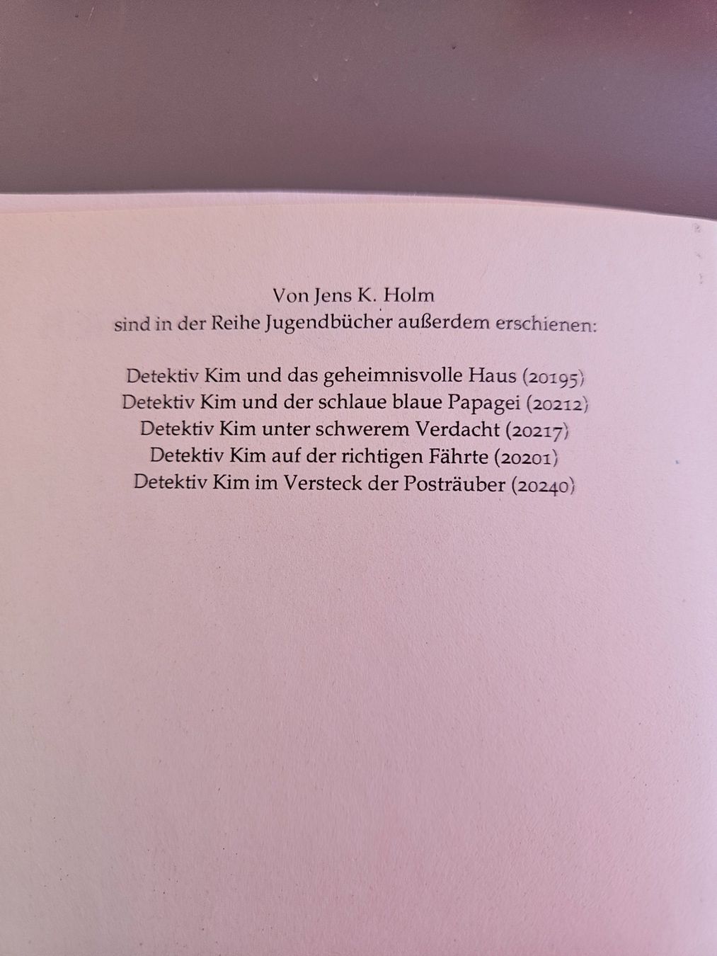 Bücher: Detektiv Kim greift ein - Kinderbuch – Gebraucht aus Ebikon von SecondChance_byM 2