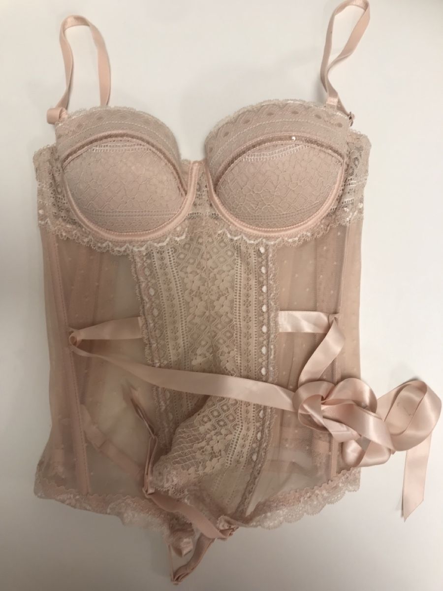 Altra biancheria intima: Extra schönes Spitzen Korsett-Bustier mit Strapsenhalter – Nuovo e nell'imballaggio originale da Rothrist venduto da ilodj 2