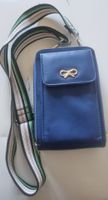 Blaue Handtasche Damen Umhängetasche klein
