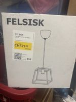 IKEA FELSISK Hängeleuchte schwarz 25 cm neu