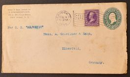 BRIEF USA VON 1896 S.S.MAJESTIC