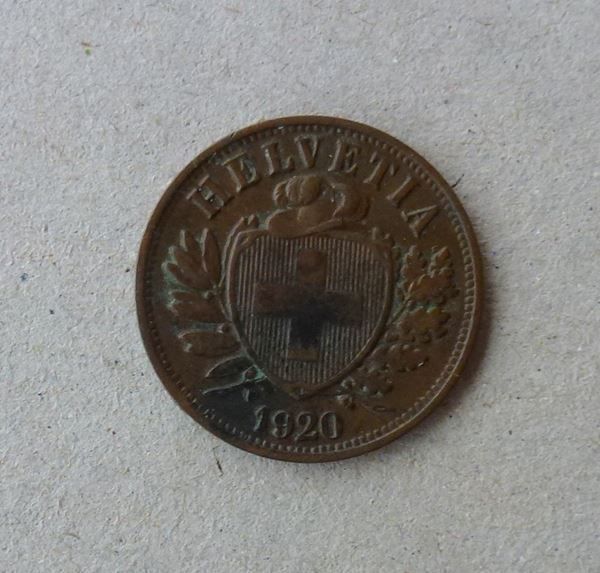Tutti le monete: ++ 2 Rappen 1920 – Usato da Walkringen venduto da Casablanca777
