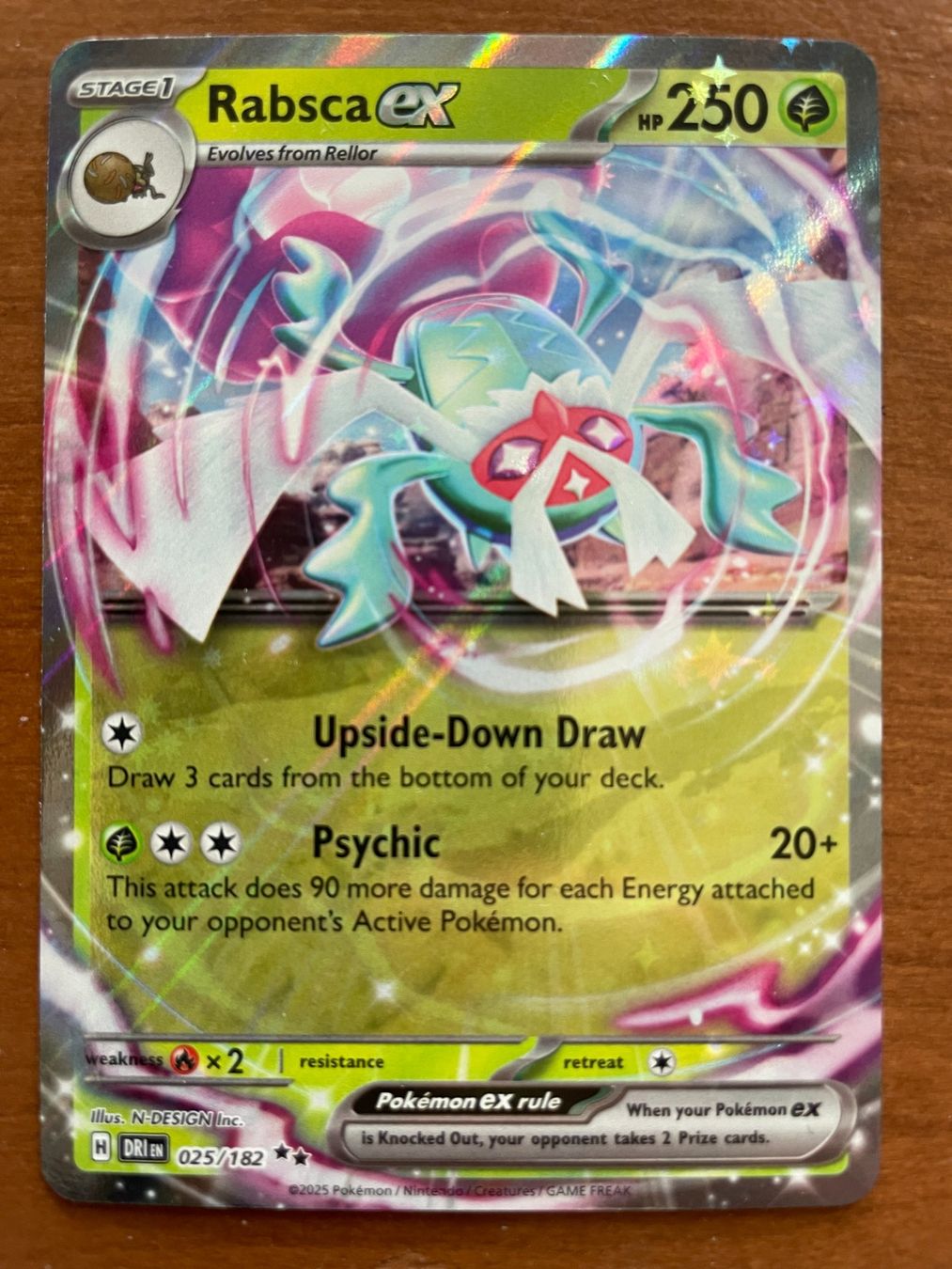Pokémon Carte collezionabili: Pokemon Rabsca eX (Versand gratis) – Nuovo (secondo la descrizione) da Chur venduto da Angerson