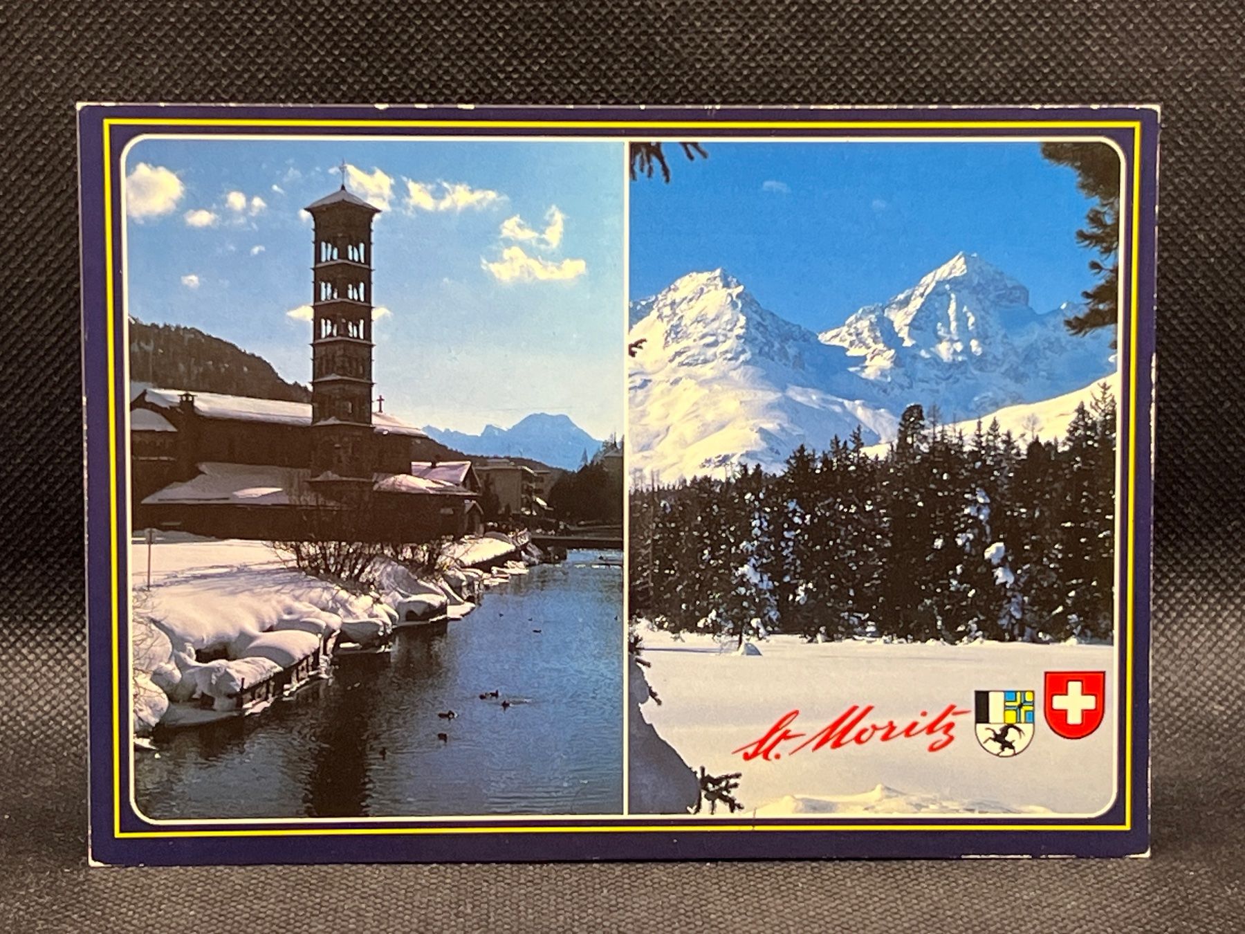 Cartes postales: St. Moritz Dorf / St. Moritz Bad – D'occasion à Widnau par Brusi9