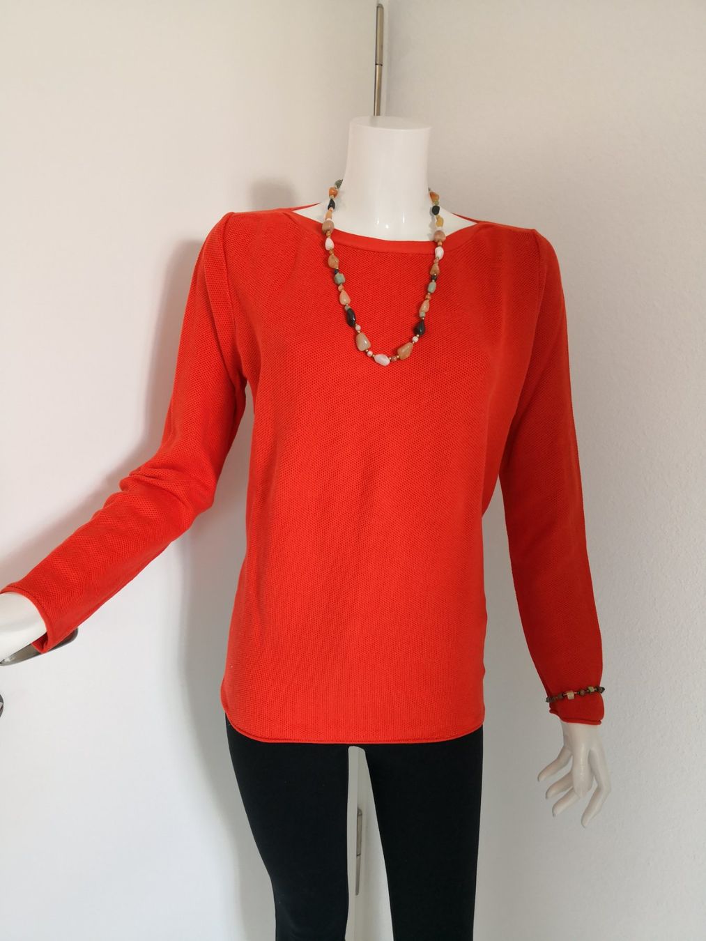 Maglioni & Felpe: 🤩STREET ONE STRICK-PULLOVER ORANGE – Usato da Olten venduto da Naja-Twins-Twins