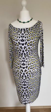 Just Cavalli Kleid – Animal Print, figurbetont, Gr. M