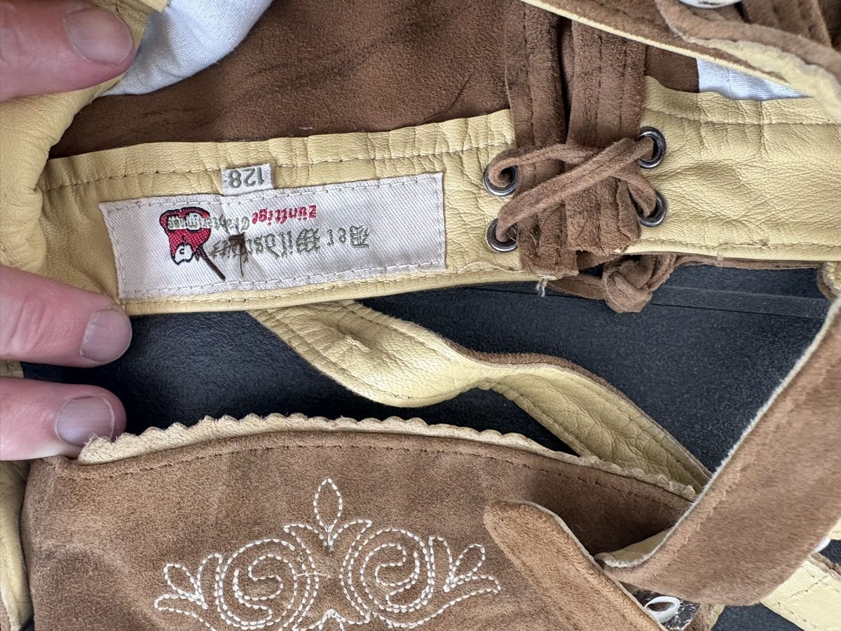 Hosen: Kinder Lederhose Gr 128 – Gebraucht aus Waldkirch von bobby205 2