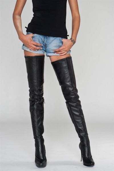 Damenschuhe: Overknee Arollo JULIE 2 - Gr. 37 Schwarz – Neu und originalverpackt aus Horn von thatlooksgood