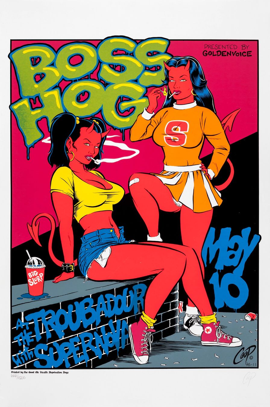 Foto & Immagini: COOP - BOSS HOG - #666 (!) - SIEBDRUCK POSTER – Nuovo (secondo la descrizione) da St. Gallen venduto da kobayashi-maru