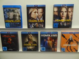Homeland, Staffel 1-7, komplette Serie, Blu-ray,