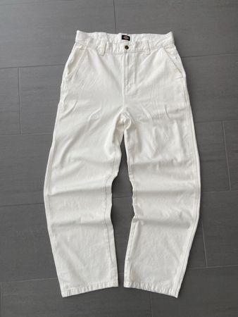 Dickies Worker Hose Workwear Gr. 33/34 weiss
