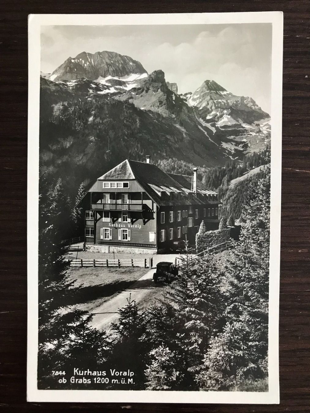 Cartoline postali: Grabs KURHAUS VORALP OLDTIMER 1934 – Usato da Wald ZH venduto da TLILEF