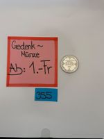 20.- Fr. Gedenkmünze Ab: 1.- Fr.