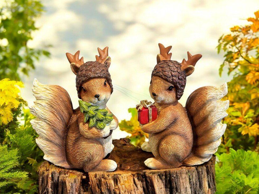 Tutte le decorazioni: Weihnachtsdeko Eichhörnchen mit Geschenk 17 cm – Nuovo e nell'imballaggio originale da Oensingen venduto da Liquidations-Shop 5