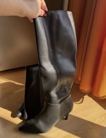 High knee Leather Boots