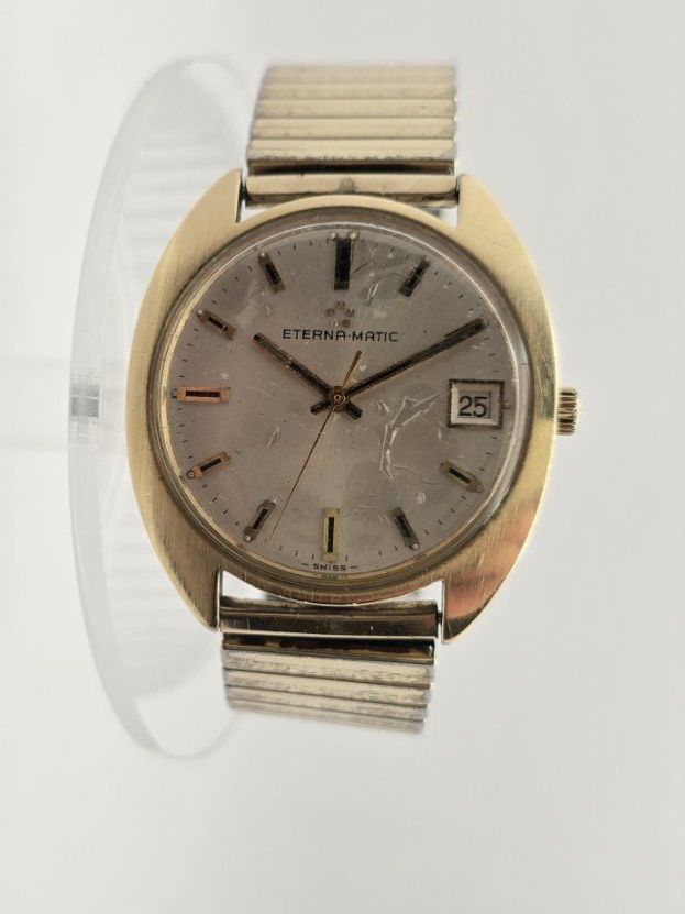 Eterna Uhren: ETERNA-MATIC DATE SWISS MADE UHR – Gebraucht aus Neftenbach von Taschen-Uhren