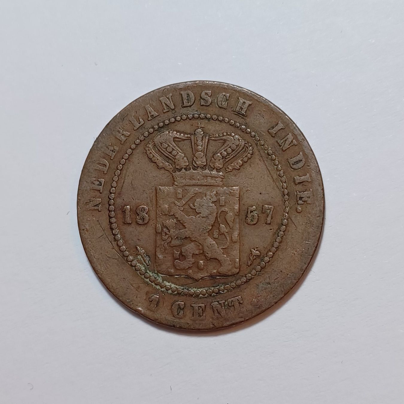 Tutti le monete: 1 Cent 1857 Niederländisch Indien – Usato da Pfäffikon ZH venduto da Welt_Muenzen