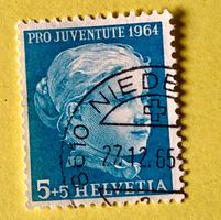 Nr.J 205 GESTEMPELT Mädchenbildnis 1964  
