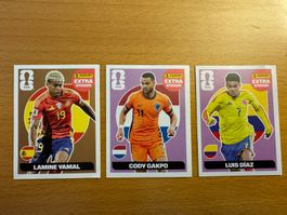 Panini WM 2026 Extra Sticker Bundle mit Lamine Yamal (ESP)