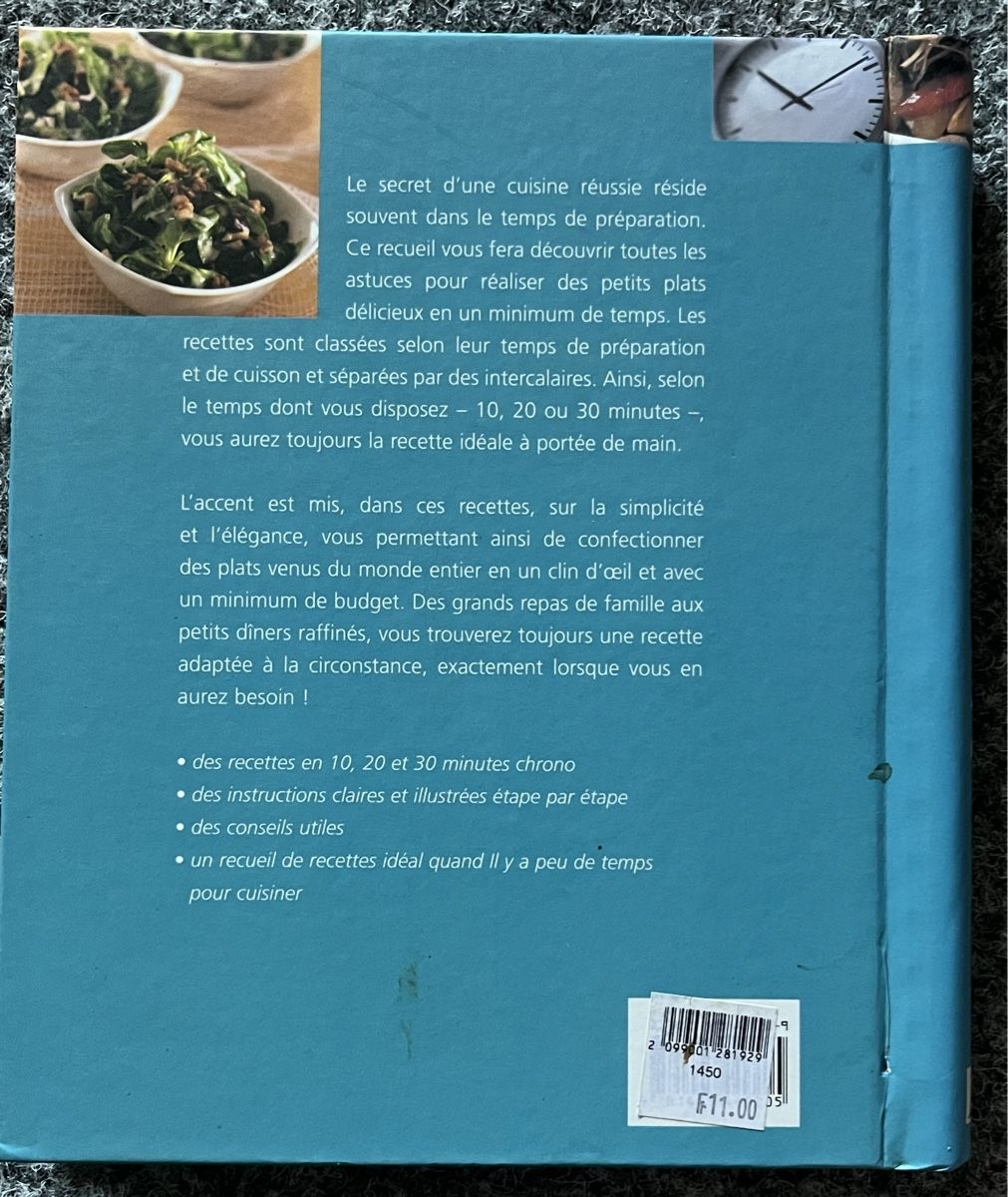 Libri: De bons petits plats – Usato da Dombresson venduto da joe_7p65 1